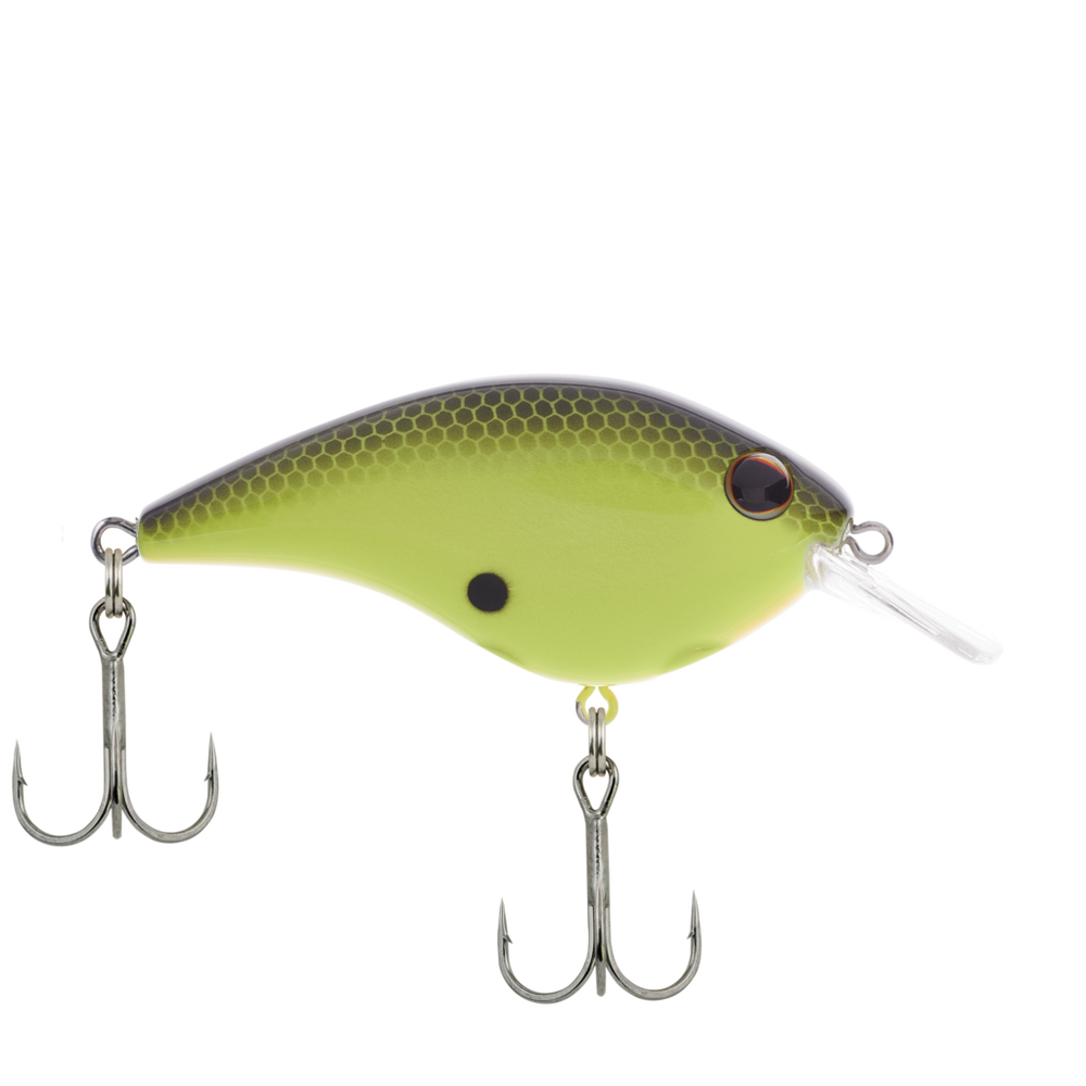 Berkley Frittside size 5 Biggun 3/7 OZ. 2.8 Inches 2-5ft. Swimming Depth Black Chartreuse