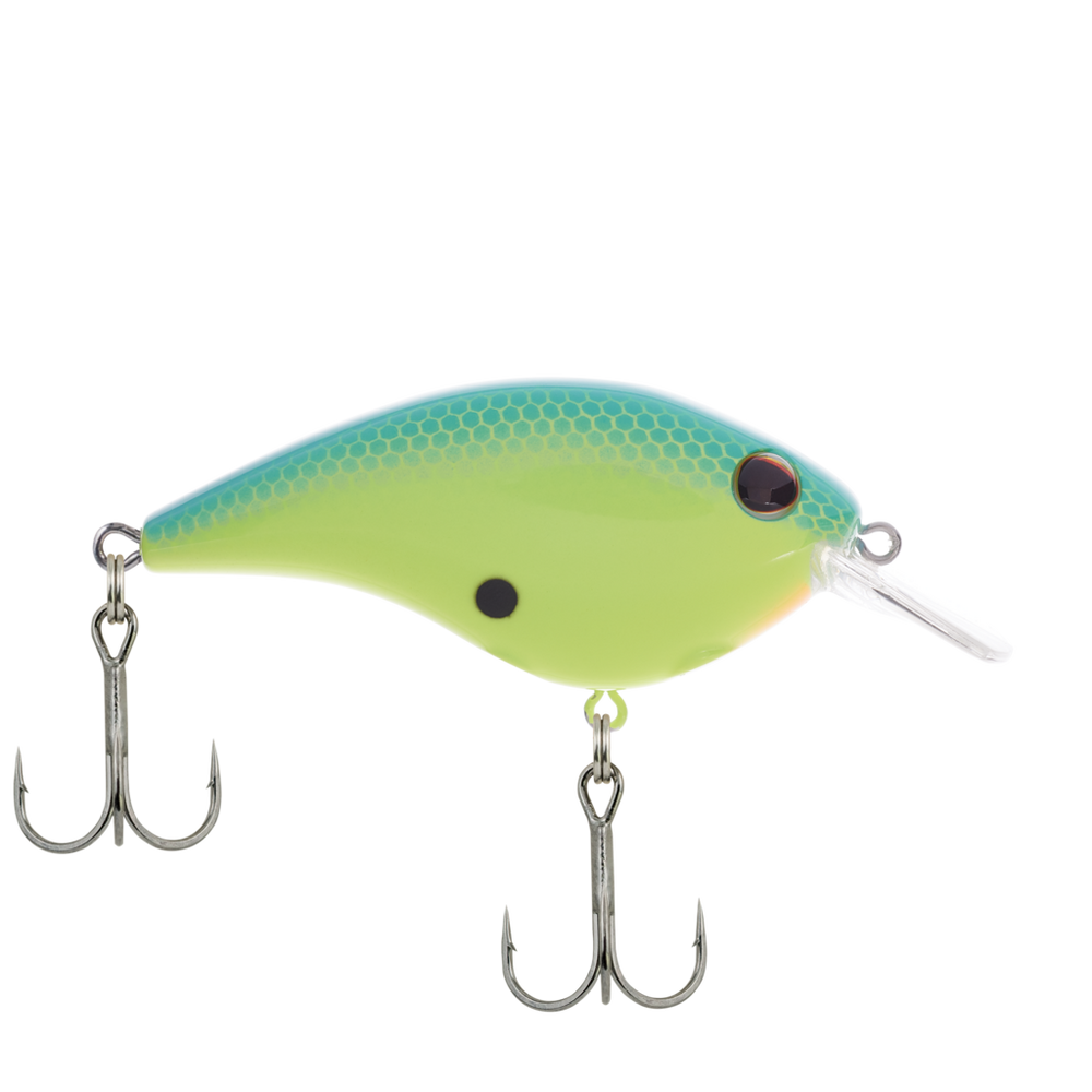 Berkley Frittside size 5 Biggun 3/7 OZ. 2.8 Inches 2-5ft. Swimming Depth Blue Chartreuse