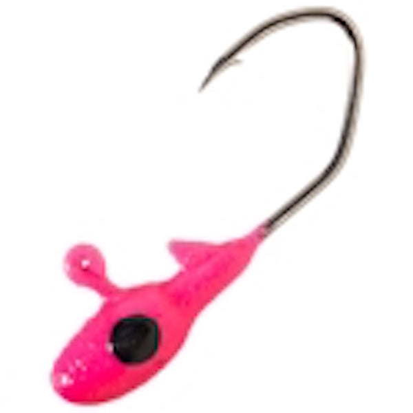 Crappiepro 1/16 Sickle Jig 10pk Pnk