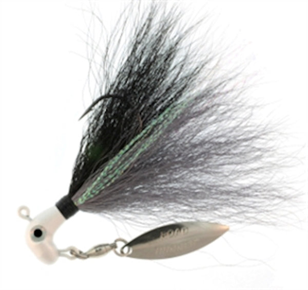 Bm Bucktail Pro Prl/gry Th/b/g3/8