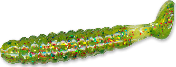 Cb Crappie Grub 1.5"" Avoc/mf 15bg