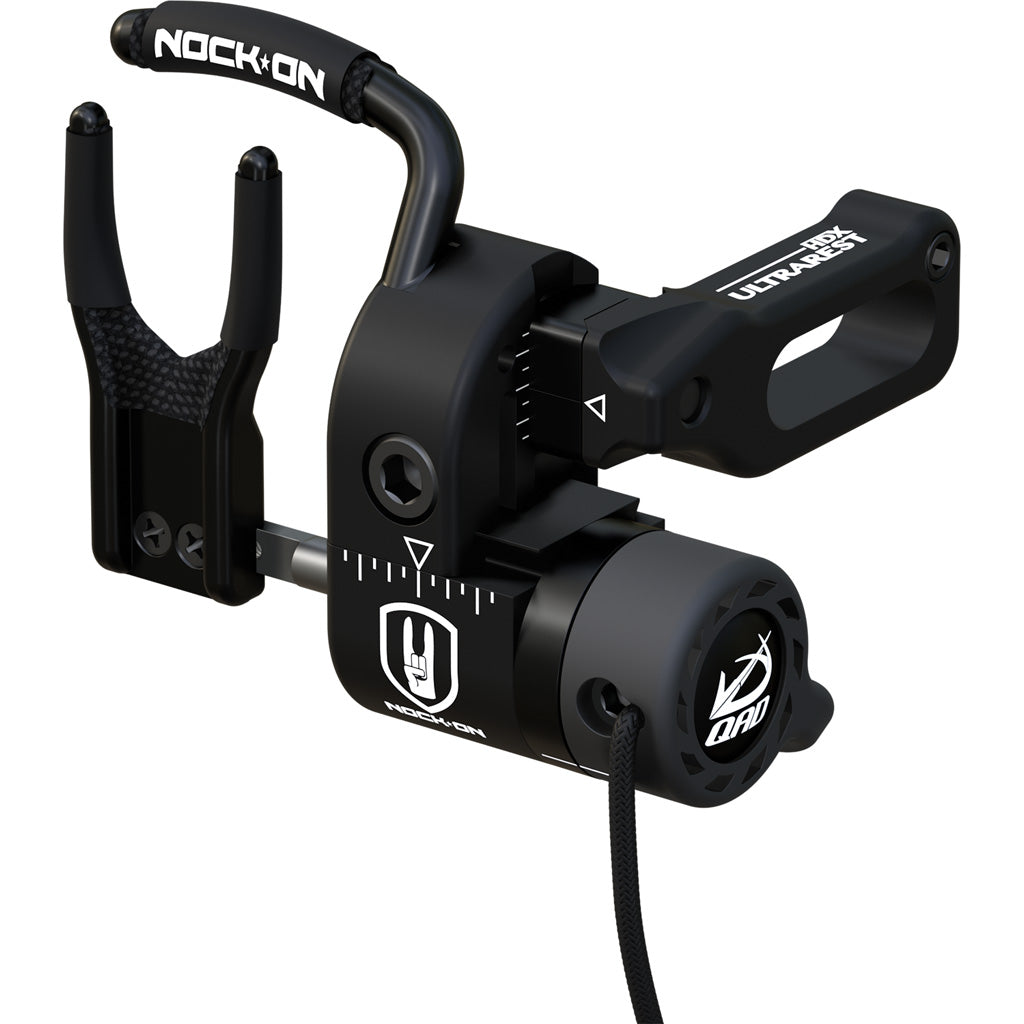 Qad Ultrarest Hdx Nock On Edition Rest Black Rh