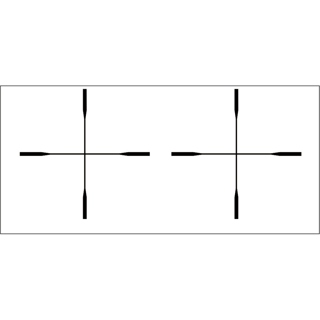 Gunstar Rifle Crosshair Black