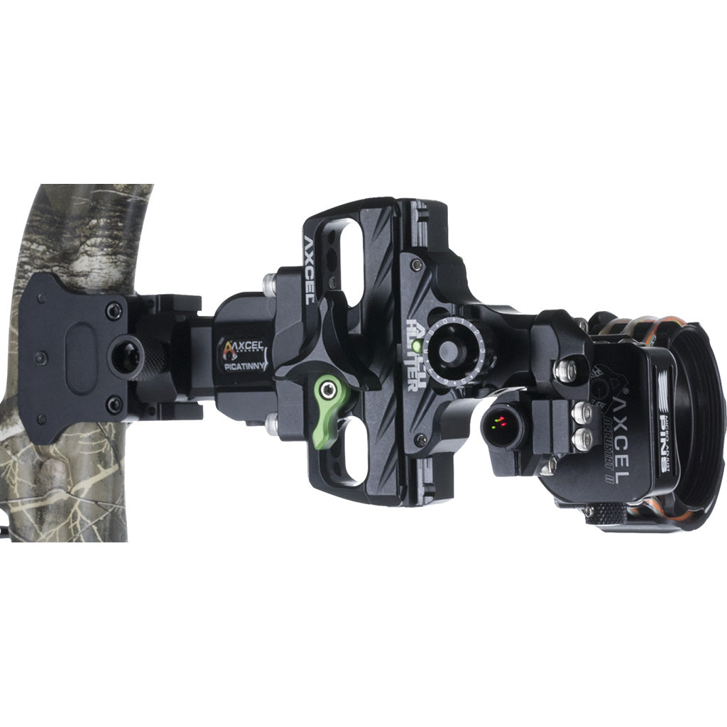 Axcel Accuhunter Plus Picatinny Sight 41mm 1 Pin .019 Green Rh/lh
