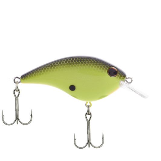 Berkley Frittside size 5 Biggun 3/7 OZ. 2.8 Inches 2-5ft. Swimming Depth Black Chartreuse