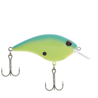 Berkley Frittside size 5 Biggun 3/7 OZ. 2.8 Inches 2-5ft. Swimming Depth Blue Chartreuse
