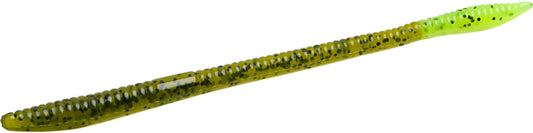 Zoom Trick Worm 20 count bag Watermelon Chartreuse