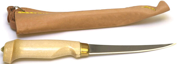 Ec Wood Handle Fillet Knife 4""ss