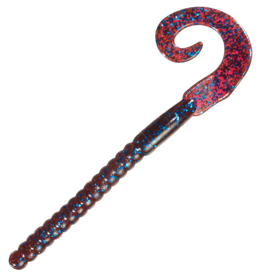 Pwrbait Worms 7"" Blu Fleck 13pk