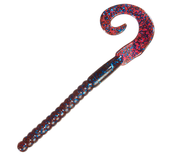 Pwrbait Worms 12"" Blu Fleck 5pk