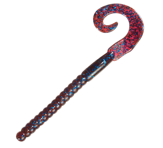 Pwrbait Worms 12"" Blu Fleck 5pk