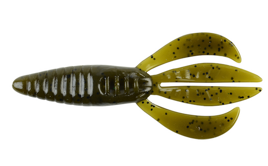 Pwrbait Pit Boss 4"" Grn Pumpkin 8p