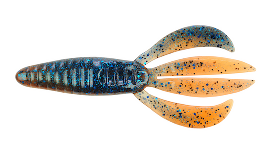 Pwrbait Pitboss 4"" Perf Blu Flk 8pk