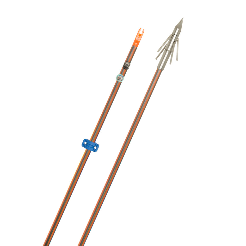 Fin Finder Hydro Carbon Il Bowfishing Arrow W-big Head Xtreme Point