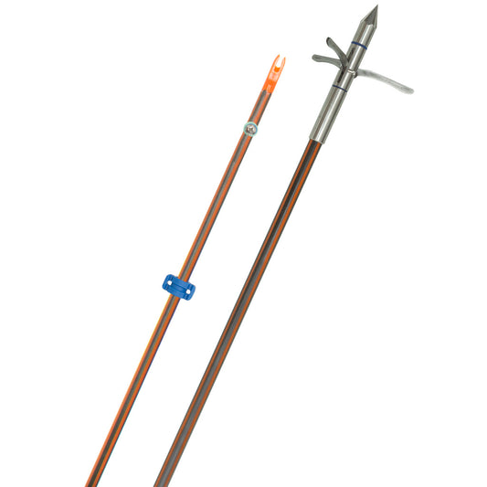 Fin Finder Hydro Carbon Il Bowfishing Arrow W- Kraken 3 Barb Point