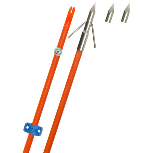 Fin Finder Raider Pro Bowfishing Arrow Orange W-riptide Point