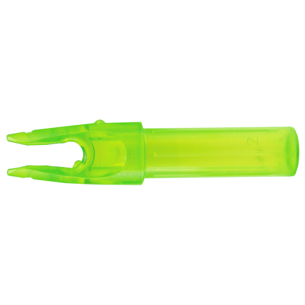 Carbon Express Launchpad Nocks Green .244 12 Pk.