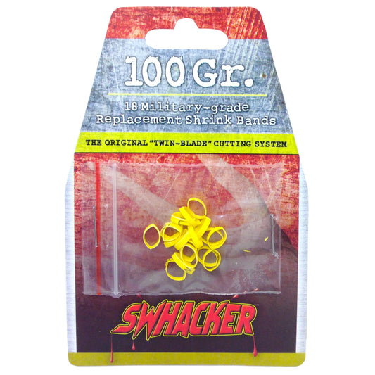 Swhacker Replacement Bands 2 Blade 100 Gr. 18 Pk.